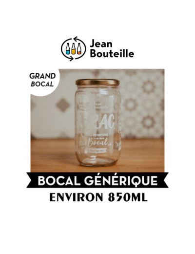 Bocal Verre 850 ml