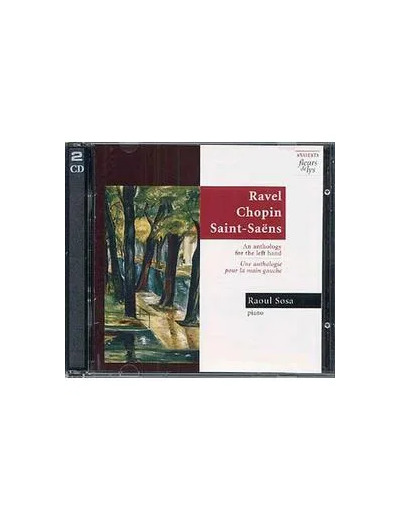 Cd Une anthologie de pièces pour piano de la main gauche : Bach, Chopin, Ravel, Saint - saens, Scriabine