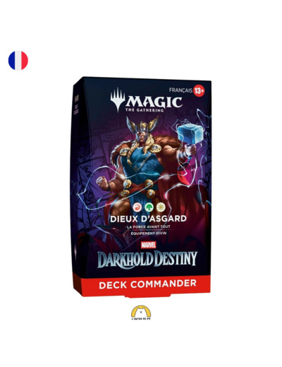 Précommande - Magic - Marvel: Darkhold Destiny - Deck Commander Dieux d’Asgard (FR)
