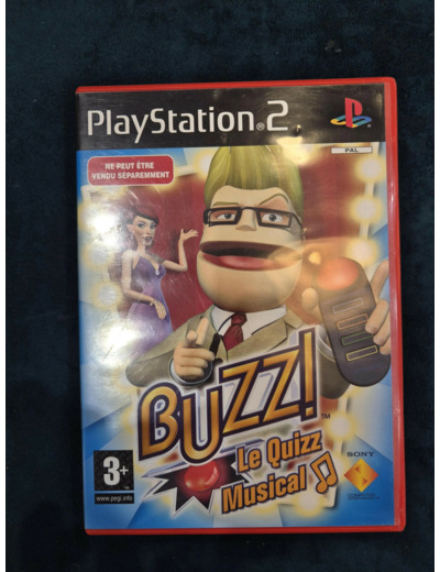 Jeu PS2 Buzz!: The BIG Quiz (With Buzzers)