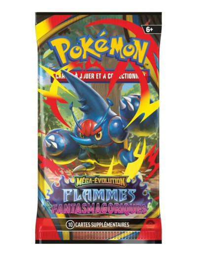 Booster Pokémon Flammes Fantasmagoriques Méga Evolution ME2