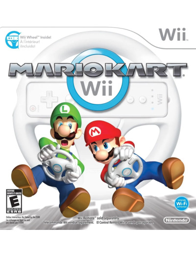 Jeu Wii Mario Kart + Wii Wheel [import anglais]