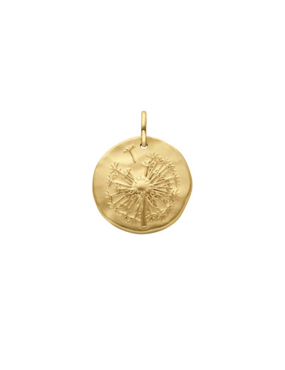 Médaille Arthus Bertrand Pissenlit 16mm Or Jaune
