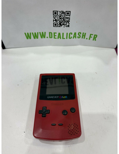Console Nintendo Game Boy Color rouge diablotin