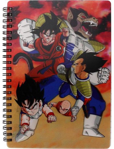 [Cahier 3D] Dragon Ball Z - Carnet 3D - Goku Vs Vegeta