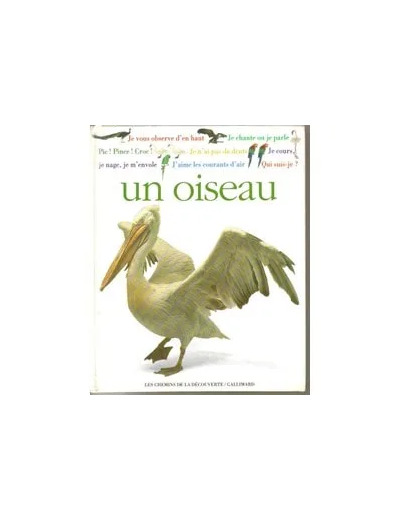 Livre Qui suis - je ? un oiseau