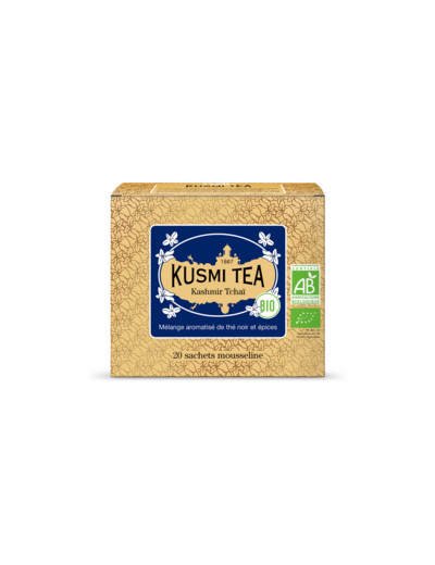 Mélanges Historiques Noirs Kashmir Tchaï bio - Etui 20 sachets mousseline - 40gr