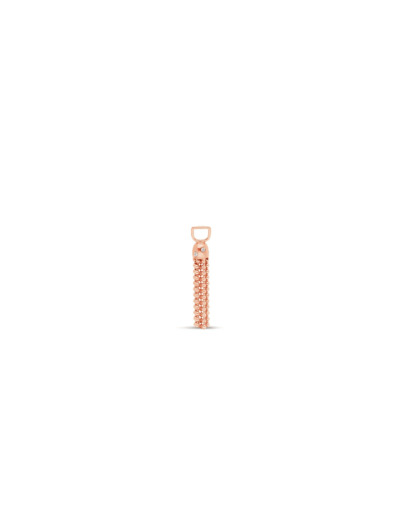 Pendentif Sarlane Twist Pompon en or rose et diamants