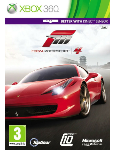 Jeu XBox 360 Forza motorsport 4 (jeu Kinect)