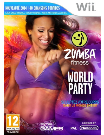 Jeu Wii Zumba World Party + ceinture