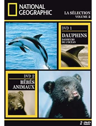 Dvd National Geographic : Dauphins, les danseurs de l'océan / les bébés animaux - Edition digipack 2 DVD
