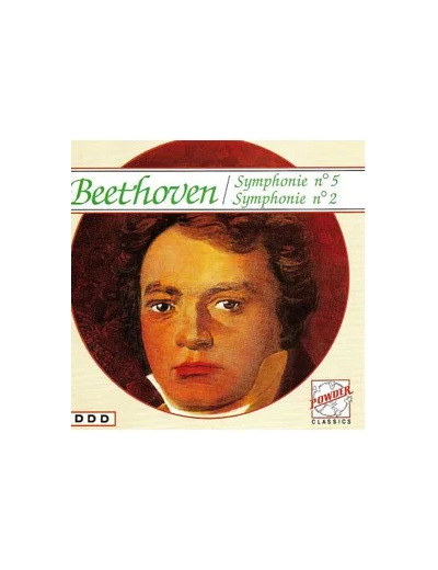 Cd Ludwig van Beethoven - Symphonie N°5 & Symphonie N°2 (1990)