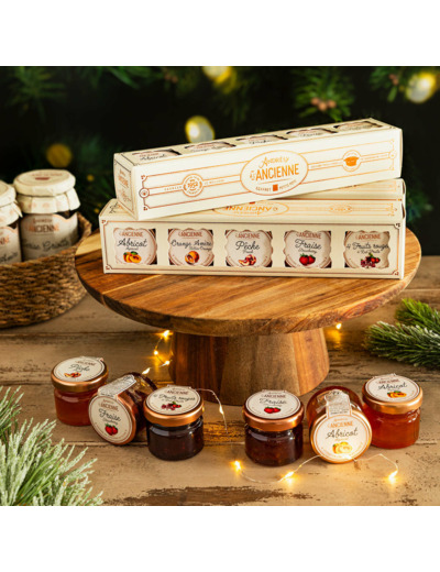 Petits pots de confiture artisanale - lot de 5