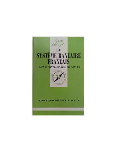 Livre Le Système Bancaire Français
