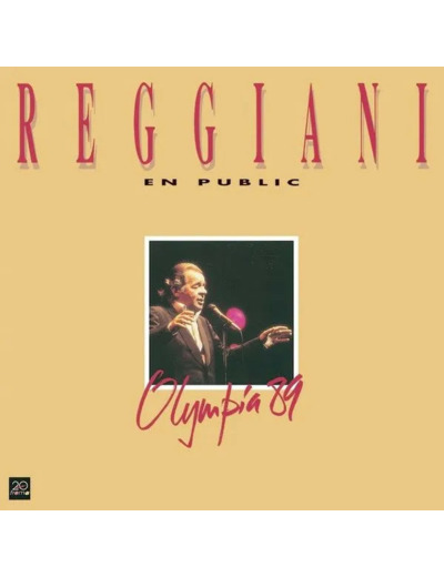 Cd Serge Reggiani - Reggiani En Public Olympia 89 (1989)