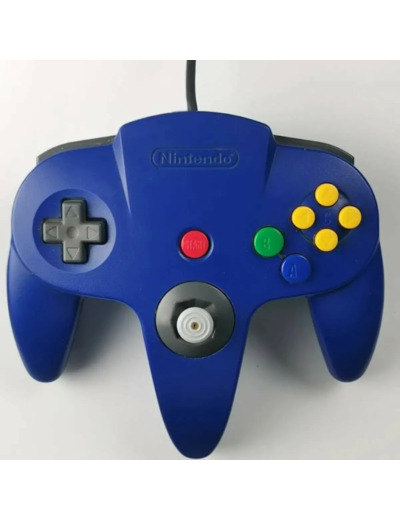 Manette Filaire Nintendo N64 Bleu