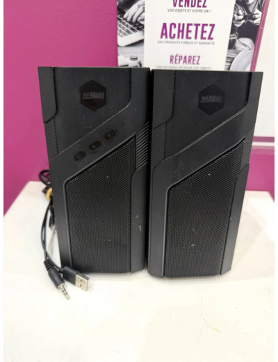 Haut-parleurs stéréo sans fil Bluetooth Urban Factory Boomee BTS10UF Noir