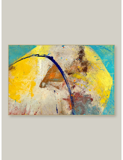 « Émergence du Silence » - Acrylique sur toile - 40x60 cm