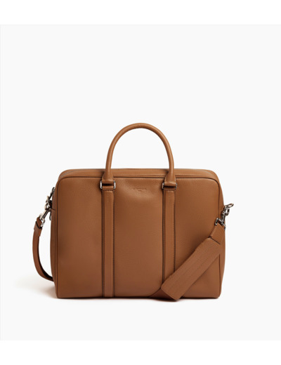 Porte documents 17" Charles en cuir grainé petit modèle