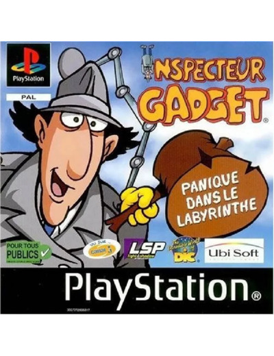 Jeu Ps1 Inspecteur Gadget: Panique Dans le Labyrinthe