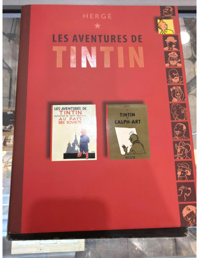 Livre Double Album Tintin Edition France Loisirs