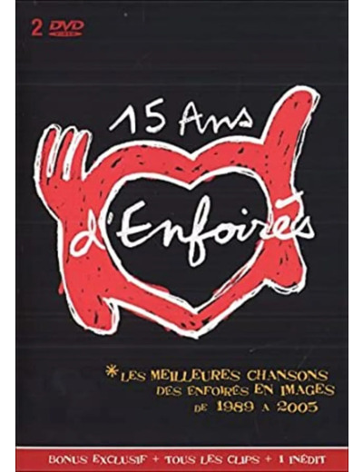 Dvd Les Enfoires : 15 ans d'enfoirés
