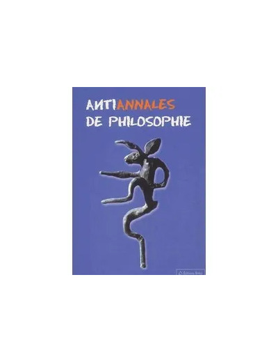 Livre Antiannales de philosophie