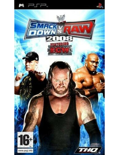 Jeu PSP WWe Smackdown vs raw 2008 Platinum