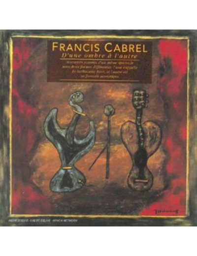 Cd Francis Cabrel - D'une Ombre À L'Autre (1991)