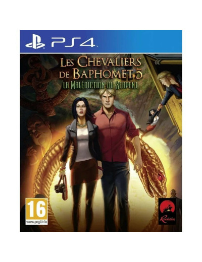 Jeu Ps4 les Chevaliers de Baphomet la Malediction Du Serpent