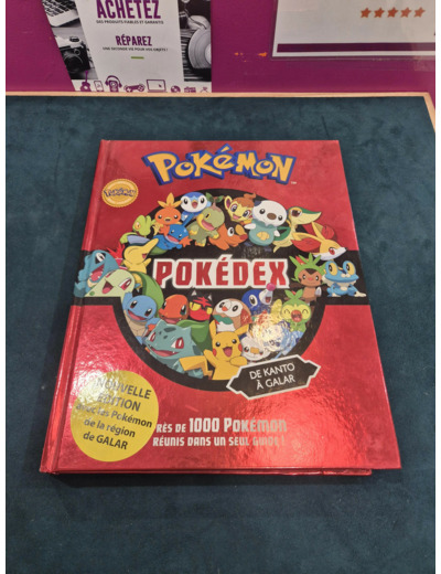 Livre Pokédex de Kanto à Galar - Près de 1000 pokémons réunis dans un seul guide !