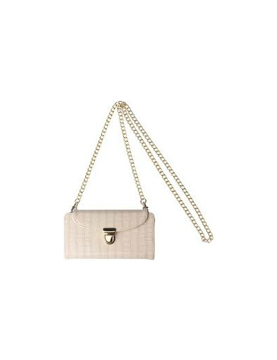 Sac pour Smartphone Beige avec Portefeuille Interne