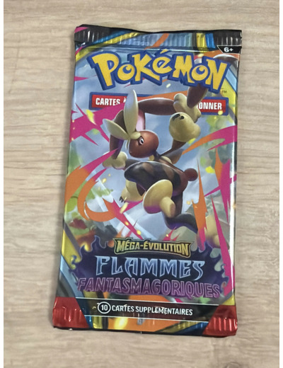 Booster Pokémon Flammes Fantasmagoriques Méga Evolution ME2