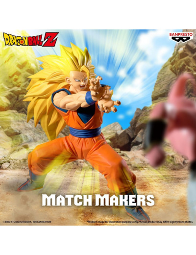 [FIGURINE] Dragon Ball Z - Match Makers - Goku Super Saiyan 3 (Vs Majin Buu (Pure)) 16 cm