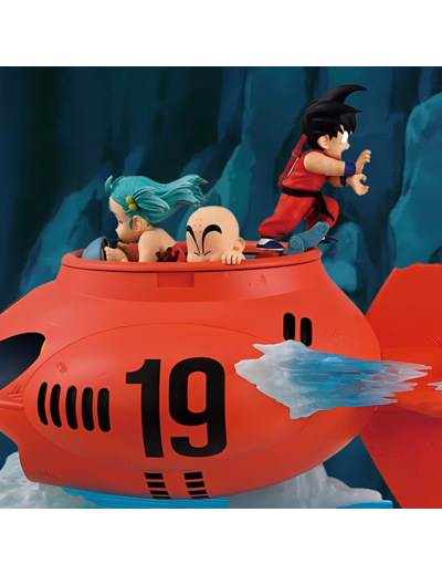 [FIGURINE] DRAGON BALL - ICHIBANSHO MASTERLISE - GOKU BULMA KRILLIN VS RED RIBBON ARMY