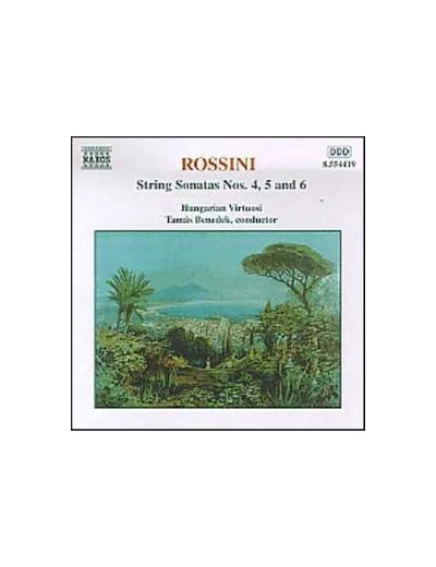 Cd Gioacchino Rossini - Rossini String Quartets Nos. 4, 5 and 6 (1998)