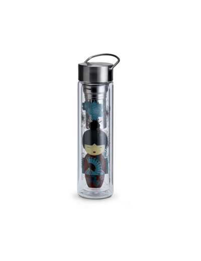 EIGENART Théière nomade en verre 35Cl double paroi Little Geisha avec filtre