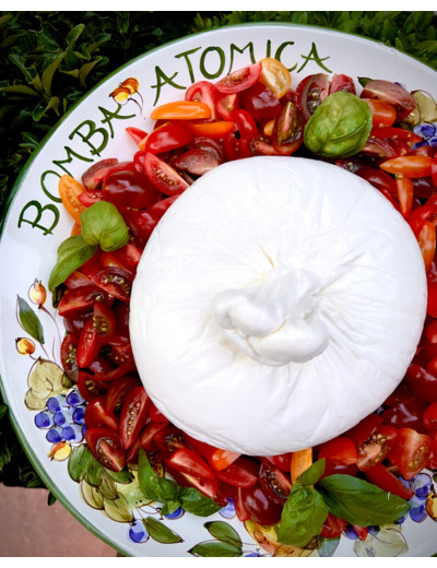 Burrata, mozzarella lait de vache