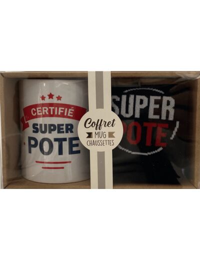 Coffret mug + Chaussettes Super pote