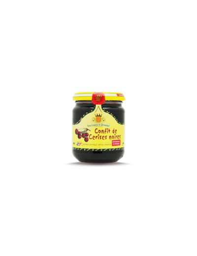 Confit de Cerises Noires au Chaudron Les Comtes de Provence 250g