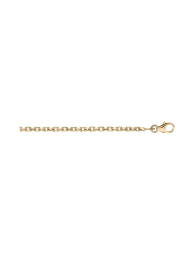 Chaîne forçat 2.3mm 45cm plaqué or