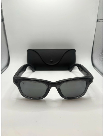 Ray - Ban | Meta Wayfarer - Lunettes intelligentes - 32 Go - carré - classic G - 15 - Wi - Fi 6, Bluetooth - 12 mégapixels appareil - photo - 49 g - noir brillant, vert