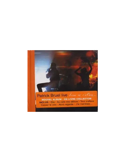 Cd Patrick Bruel Rien Ne S'efface (2001, Cd)