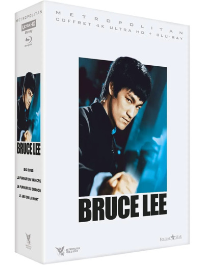 Blu-Ray Bruce Lee : Big Boss + La fureur de vaincre + La fureur du Dragon + Le jeu de la mort