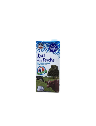 Lait demi-écrémé UHT 1L