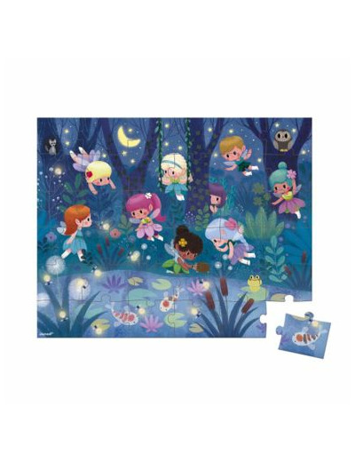 Puzzle Fées Et Nénuphars 36 Pcs