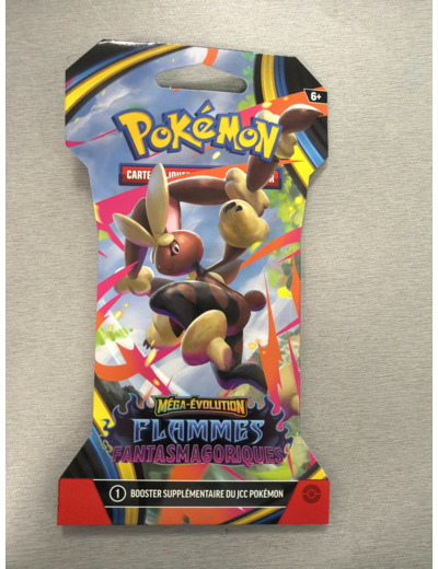 Booster Pokémon - Méga - Évolution Flammes Fantasmagoriques (10 cartes)