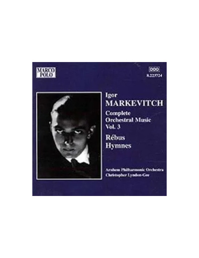 Cd Oeuvre Orchestrale Vol. 3 : Rébus, Hymnes