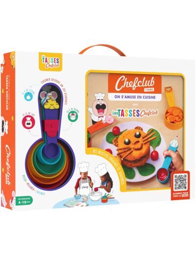 Coffret pour enfant : Livre de Cuisine et Tasses à mesurer