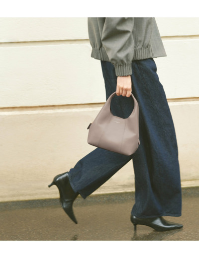 Petit sac à main Juliette en cuir grainé